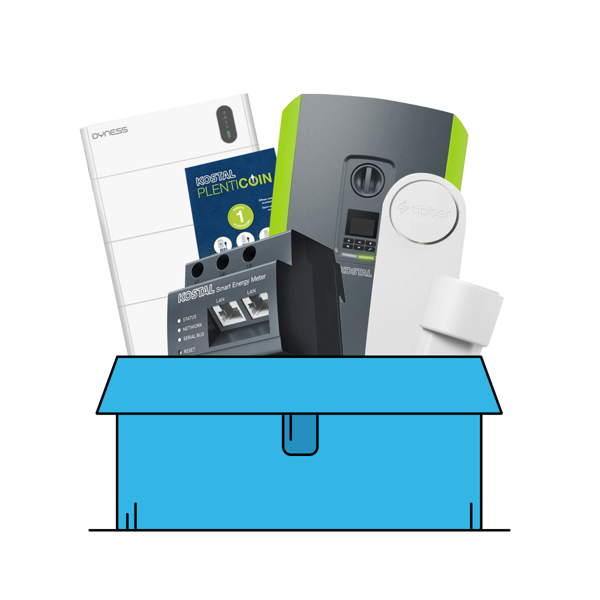 Tibber x Kostal x Dyness (CT+10 kW Plenticore Plus G2 mit Tower Pro 15)