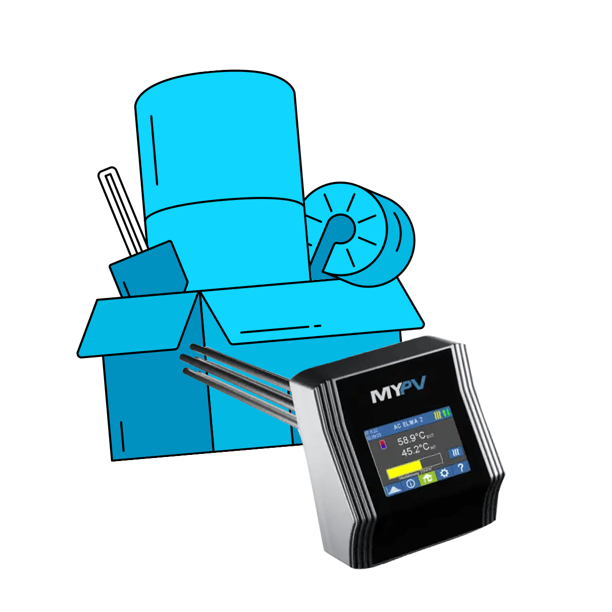 my-PV AC ELWA 2 Speicherpaket 3,5 kW