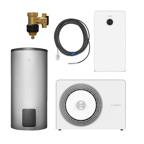 Bosch Monoblock 6800i AW 12kW Komplettsystem mit Warmwasserspeicher und integriertem Puffer