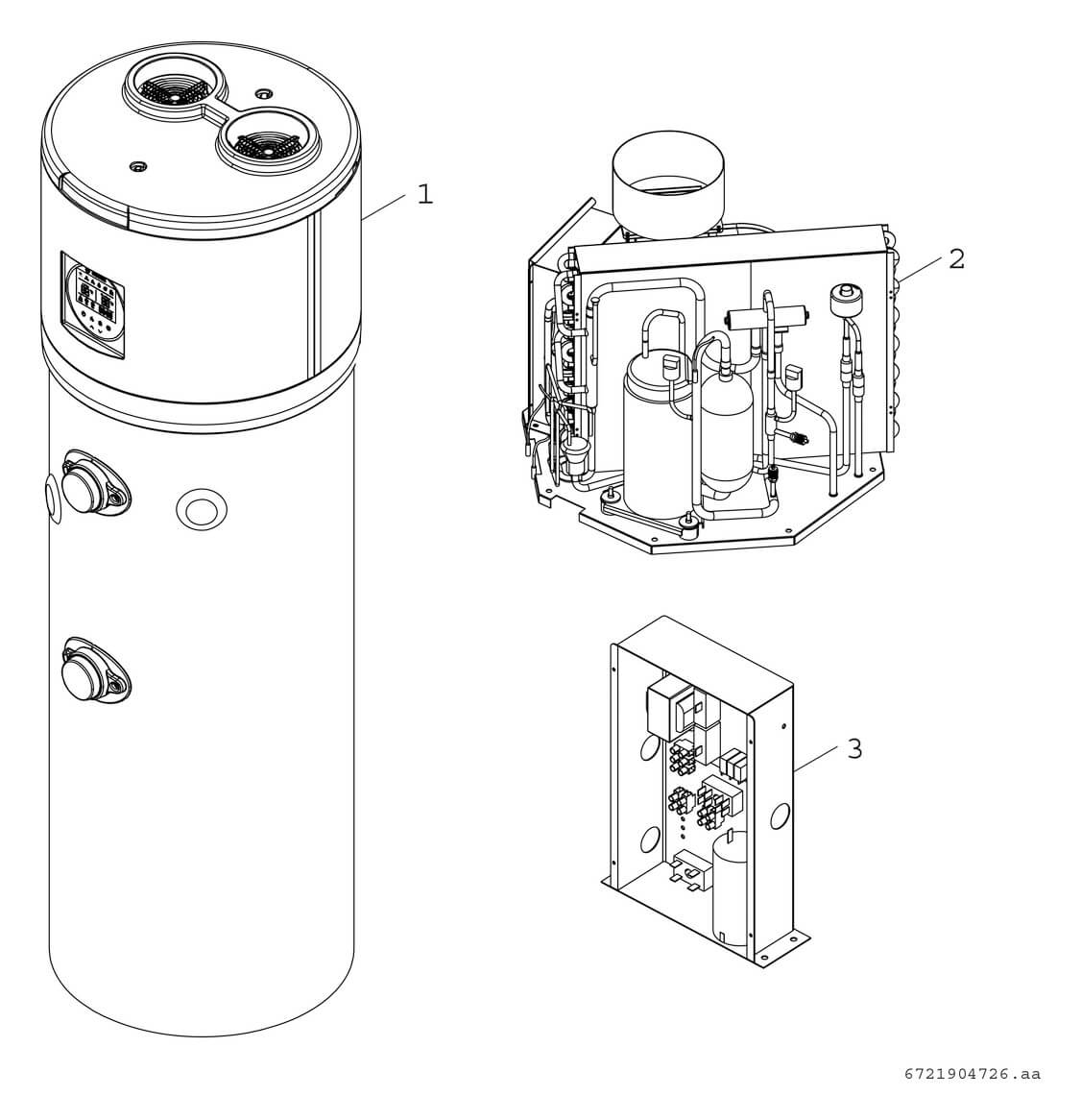 Bosch Brauchwasser-Wärmepumpe Compress5001 DW 260 C