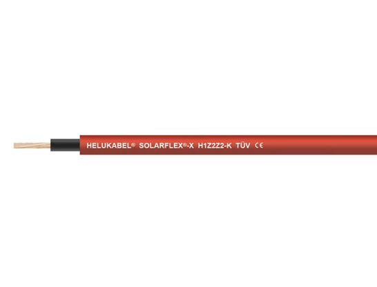 Solarkabel HELUKABEL Solarflex H1Z2Z2-K 6,0 mm² 100m rot