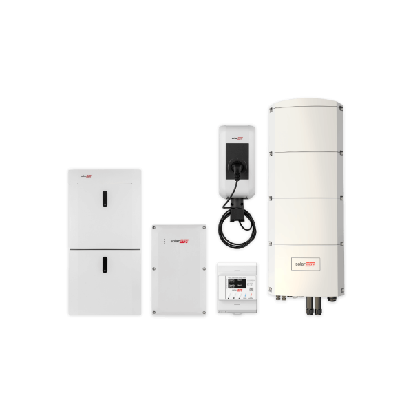 Kombipaket SolarEdge Home Ersatzstrom mit Ladestation, SE10K-RWB48 und 9,2 kWh