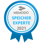 Auszeichnung Speicherexperte 2021 - Memodo Photovoltaik-Grosshandel und PV-Shop