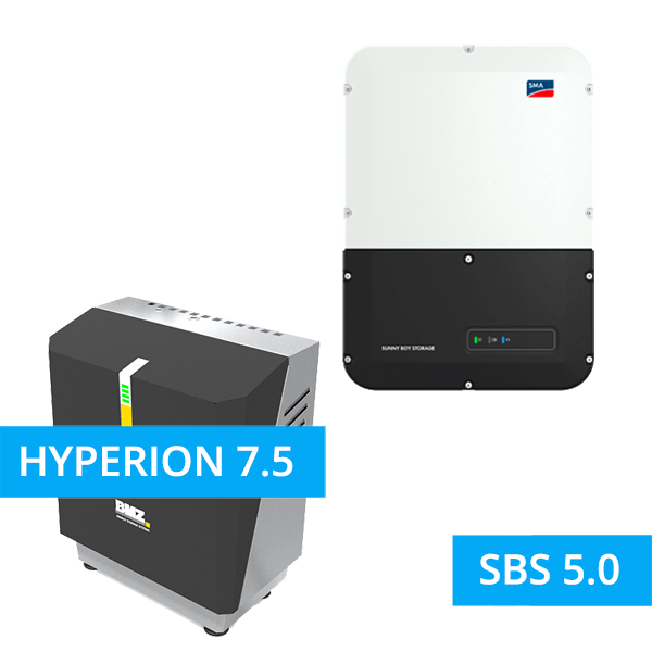 BMZ Hyperion 7.5 mit SMA SBS 5.0