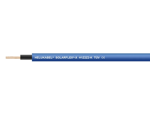 Solarkabel HELUKABEL Solarflex H1Z2Z2-K 10,0 mm² 100m blau